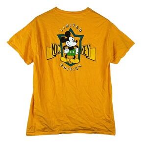 Disney Mickey Mouse Limited Edition Graphic Tee Size Medium‎ Yellow